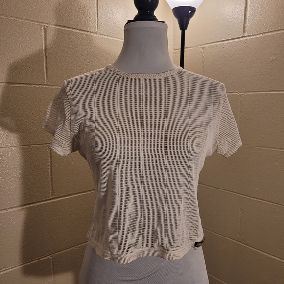 CLEANOUT SALE Mesh Crop Top - Picture 4 of 4